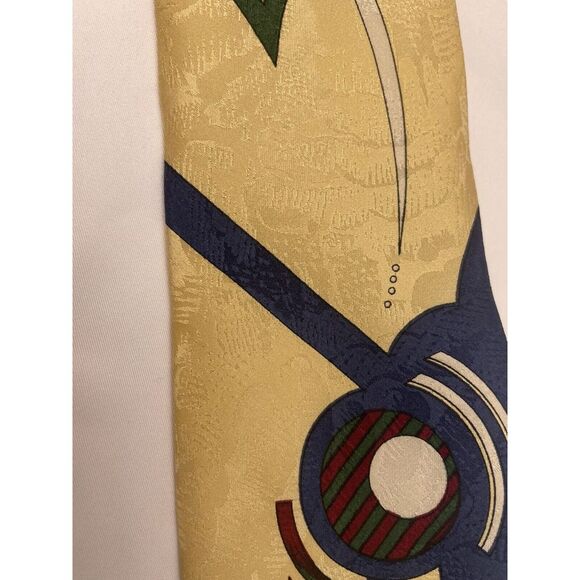 Vintage JOHN WEITZ     100% Silk Tie        Made in USA       Abstract Geometric - Picture 12 of 14